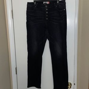 Cabi 4149 Button Fly Straight Jeans Size 14